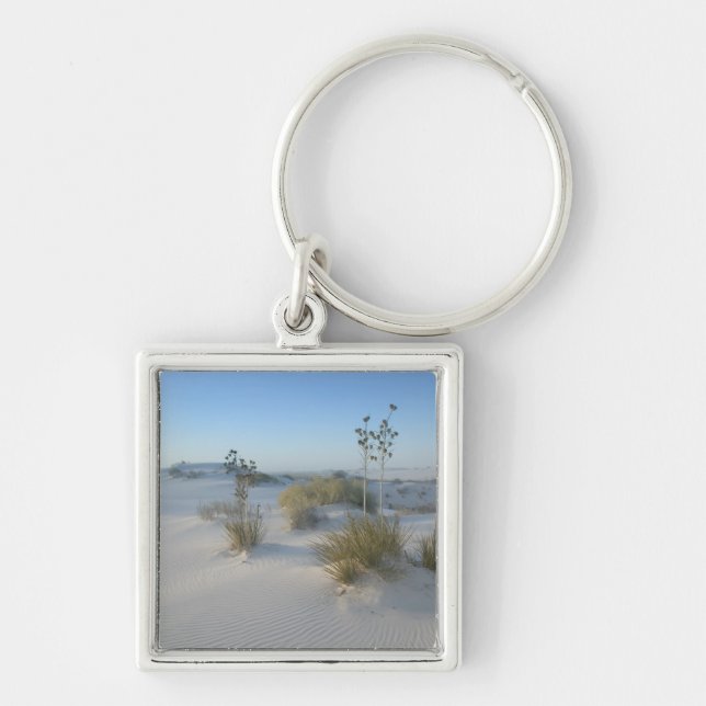 USA, New Mexico, White Sands National 2 Key Ring (Front)