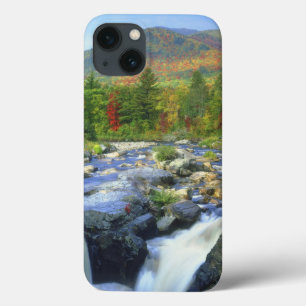USA, New York. A waterfall in the Adirondack iPhone 13 Case
