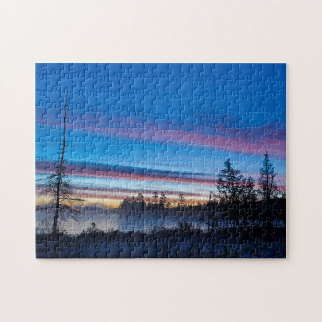 USA, New York, Adirondack Mountains Jigsaw Puzzle (Horizontal)
