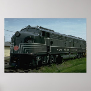 USA, New York Central EMD E8 passenger diesel Poster