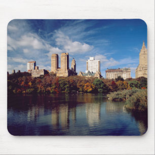 USA, New York City, Central Park, Lake Mouse Mat
