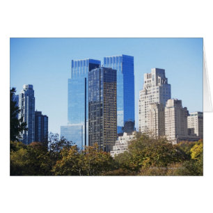 USA, New York City, Central Park with skyline