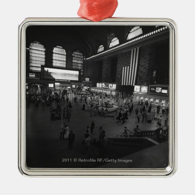 USA New York City Grand Central Station Metal Tree Decoration (Front)