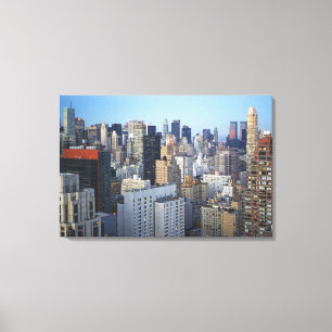 USA, New York City, Manhattan skyline Canvas Print