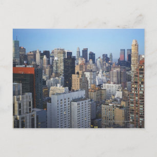 USA, New York City, Manhattan skyline Postcard