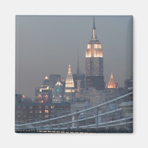 USA, New York City, View of Manhattan Bridge, Magnet