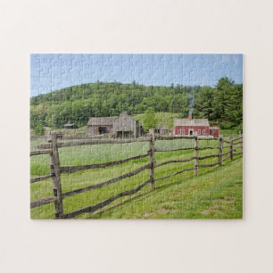 USA, New York, Cooperstown, Farmers' Museum Jigsaw Puzzle