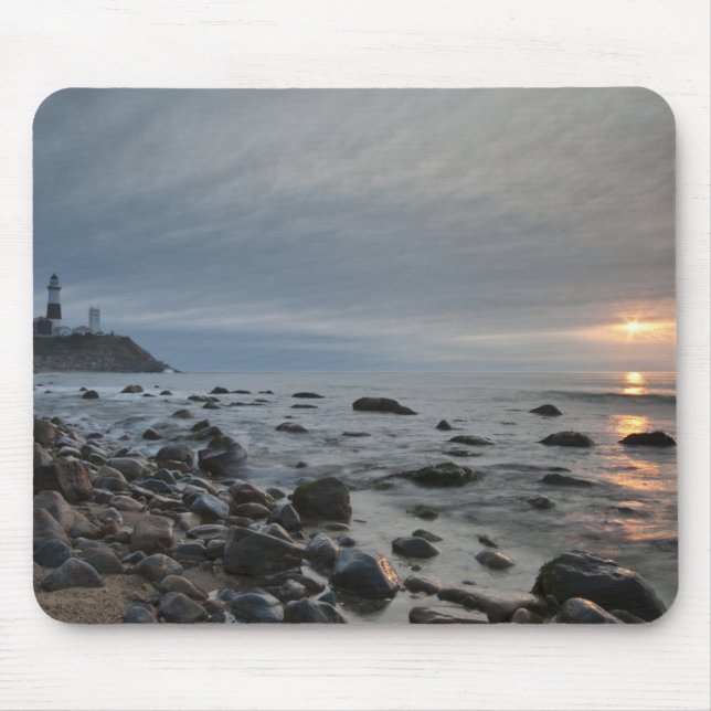 USA, New York, East Hampton. Montauk Point Mouse Mat (Front)