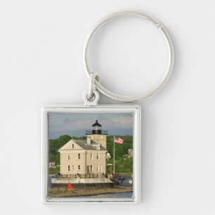 USA, New York, Kingston, Hudson River. Rondout Key Ring