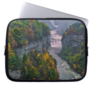 USA, New York, Letchworth State Park. River and Laptop Sleeve