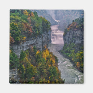 USA, New York, Letchworth State Park. River and Magnet