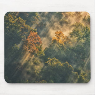 USA, New York, Letchworth State Park. Sunrise Mouse Mat
