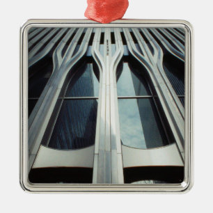 USA, New York, Manhattan, World Trade Centre Metal Tree Decoration