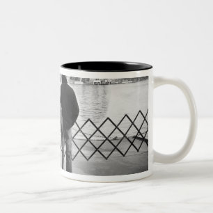 USA, NEW YORK: New York City Aboard the Staten Two-Tone Coffee Mug