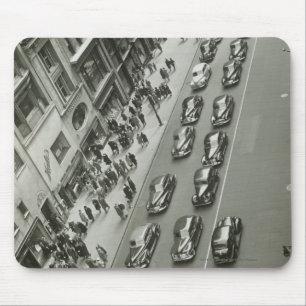 USA New York New York City elevated view Mouse Mat