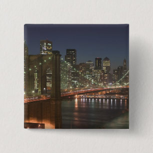 USA, New York, New York City, Manhattan: 10 15 Cm Square Badge