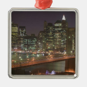 USA, New York, New York City, Manhattan: 11 Metal Tree Decoration