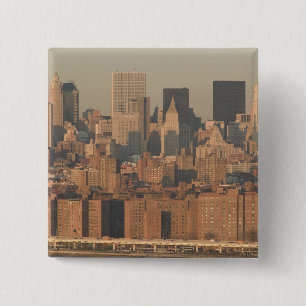 USA, New York, New York City, Manhattan: 12 15 Cm Square Badge