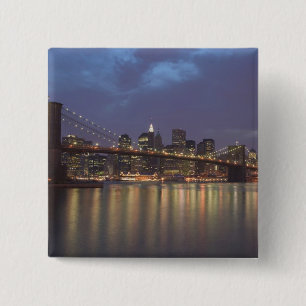 USA, New York, New York City, Manhattan: 14 15 Cm Square Badge