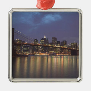USA, New York, New York City, Manhattan: 14 Metal Tree Decoration
