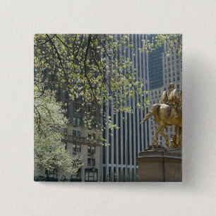 USA, New York, New York City, Manhattan: 16 15 Cm Square Badge