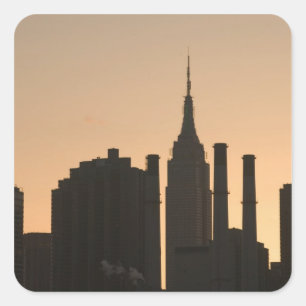 USA, New York, New York City, Manhattan: 23 Square Sticker