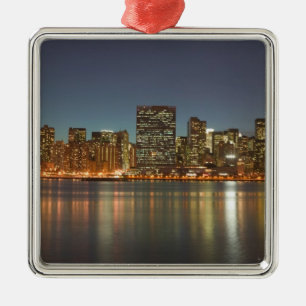 USA, New York, New York City, Manhattan: 24 Metal Tree Decoration