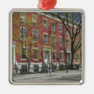 USA, New York, New York City, Manhattan: 25 Metal Tree Decoration