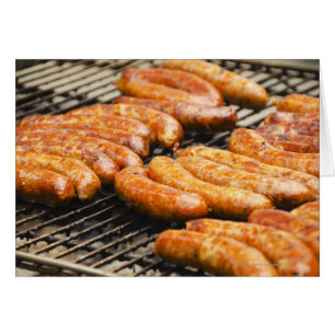 USA, New York, New York City, Sausages on