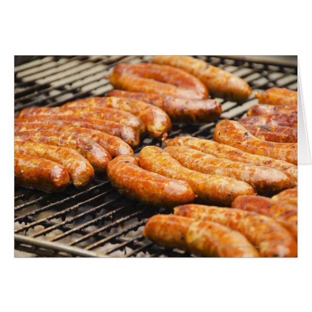 USA, New York, New York City, Sausages on (Front Horizontal)