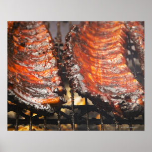 USA, New York, New York City, Spareribs on Poster