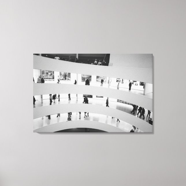 USA, New York, New York City: The Guggenheim 5 Canvas Print (Front)