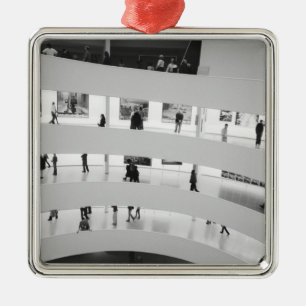 USA, New York, New York City: The Guggenheim 5 Metal Tree Decoration