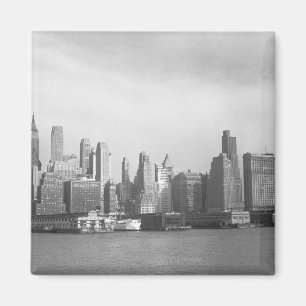 USA New York State New York City skyline Magnet