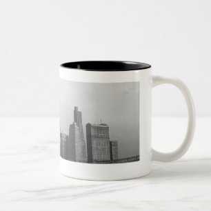 USA New York State New York City skyline Two-Tone Coffee Mug