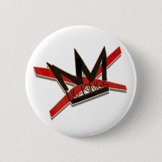 USA No Kings Protest Typography Statement 6 Cm Round Badge