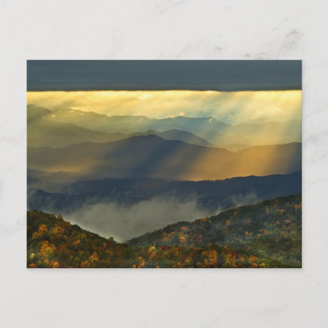 USA, North Carolina, Great Smoky Mountains. Postcard (Front)