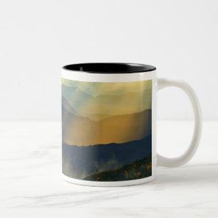 USA, North Carolina, Great Smoky Mountains. Two-Tone Coffee Mug