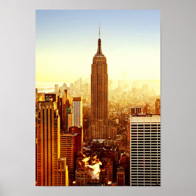 USA NYC Empire State Building Poster (Front)