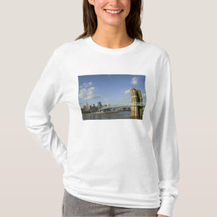 USA, Ohio, Cincinnati: Roebling Suspension 2 T-Shirt