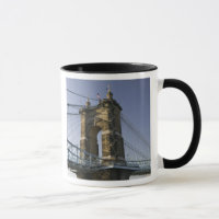 USA, Ohio, Cincinnati: Roebling Suspension 3