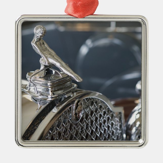 USA, Ohio, Dayton: America’s Packard Museum Metal Tree Decoration (Front)