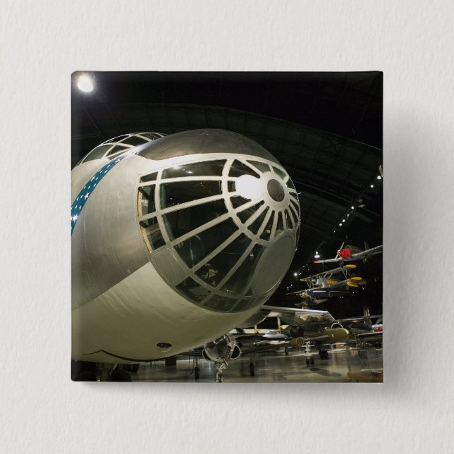 USA, Ohio, Dayton: US Air Force Museum and 15 Cm Square Badge (Front)