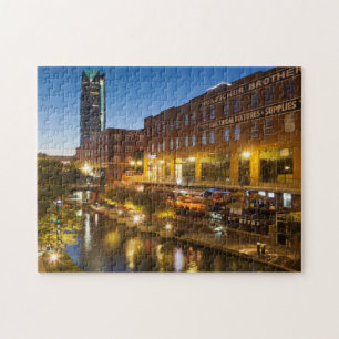 USA, Oklahoma, Oklahoma City, Bricktown Jigsaw Puzzle