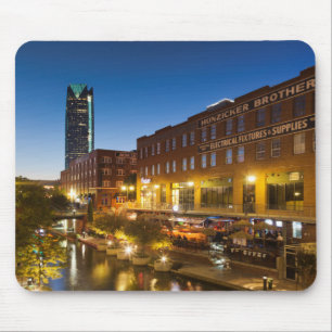 USA, Oklahoma, Oklahoma City, Bricktown Mouse Mat