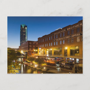 USA, Oklahoma, Oklahoma City, Bricktown Postcard