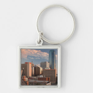 USA, Oklahoma, Oklahoma City, Elevated City Key Ring