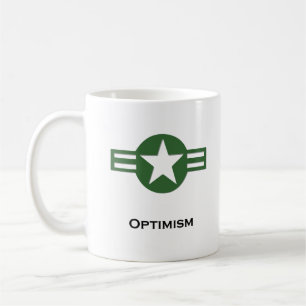 USA Optimism Green Coffee Mug