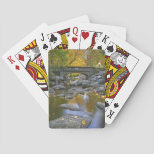USA, Oregon, Ashland, Lithia Park. Autumn Playing Cards