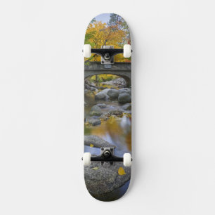 USA, Oregon, Ashland, Lithia Park. Autumn Skateboard